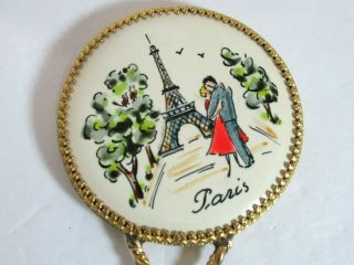 Vintage Handheld Paris Mirror