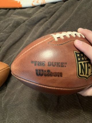 Wilson Nfl Leather Footbal The Duke