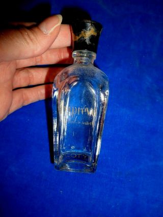 Vintage Imprevu Perfume De Toilette 1.  5 Fl Oz Empty Perfume Bottle (pb189)