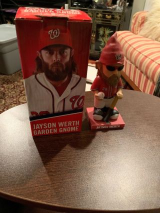 Washington Nationals Jayson Werth Garden Gnome Figure,  2014