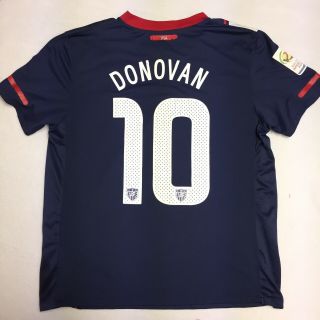 Nike USA Landon Donovan 10 Soccer Away Jersey Mens M Shirt 2010 FIFA World Cup 2