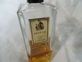 Vintage Perfume Bottle Arpege Eau De Lanvin 2