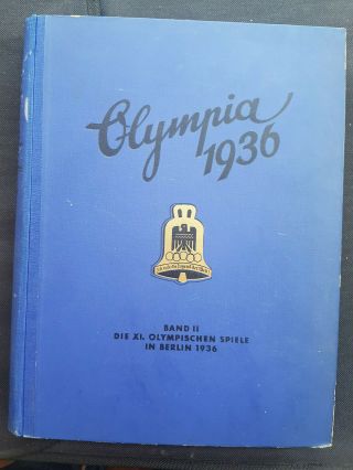 Olympics 1936 Berlin Book About 190 Photo,  Band 1,  Full Complete,  Jesse Owens