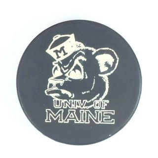 Vintage University Of Maine Hockey Puck Viceroy Canada College Hockey Ncaa Puck