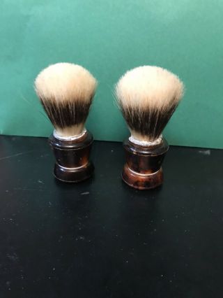 (2) Vintage Shaving Brushes Made In Germany