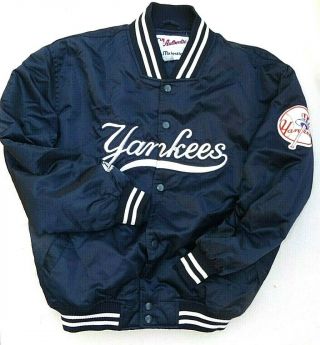 York Yankees Majestic Officially Licensed Mlb Youth Satin Baseball Jacket