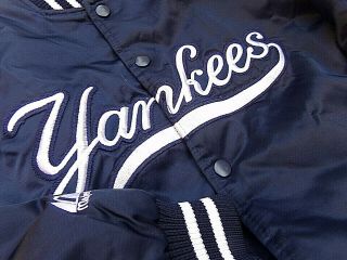 York Yankees Majestic Officially Licensed MLB Youth Satin Baseball Jacket 3