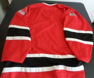 2002 Olympics Team Canada NIKE Hockey Jersey Home Stitched Red XL Gold Medal 2