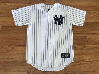 Derek Jeter York Yankees Majestic Baseball Jersey Medium Authentic Vintage