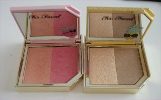 2 Too Faced Strawberry & Pineapple Powders
