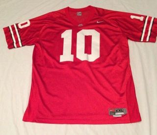 Pre - Owned Team Nike Ohio State Buckeyes Stitched Football Jersey Men 