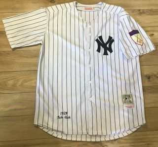 Babe Ruth York Yankees 1929 Mitchell And Ness Jersey Size 52 Cooperstown