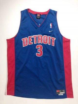 Ben Wallace 3 Detroit Pistons Nba Nike Team Men 