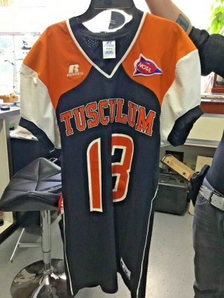 Tusculum College (tn) Pioneers Ncaa Football Jersey 13 Game - Medium