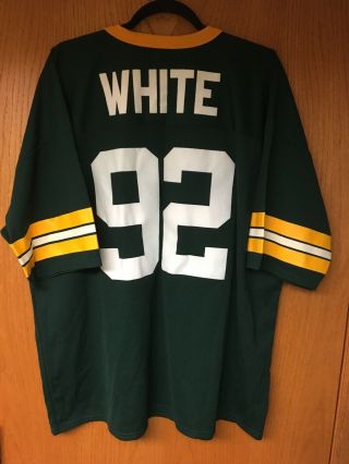 Vintage Green Bay Packers Jersey 92 Reggie White Size Adult Xxl