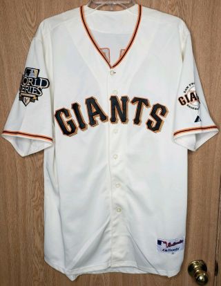 Majestic San Francisco Giants Authentic Wilson 38 Jersey World Series Size 52