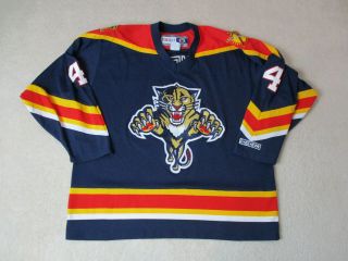 Ccm Jay Bouwmeester Florida Panthers Hockey Jersey Adult Extra Large Sewn Men