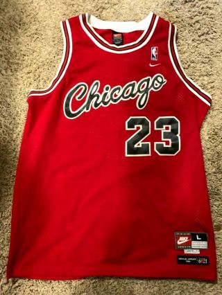 Nike Flight 8403 Michael Jordan Chicago Bulls 23 Rookie Size Large Jersey