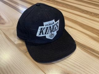 Rare Vtg 90s Pro Star Los Angeles Kings Nhl Hockey Black Snapback