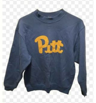 University Of Pittsburgh Pitt Panthers Crew Neck Sweatshirt Sz Small Vintage