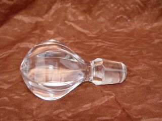 Heavy Clear Crystal Bottle Stopper For Decanter Or Wine Bottle