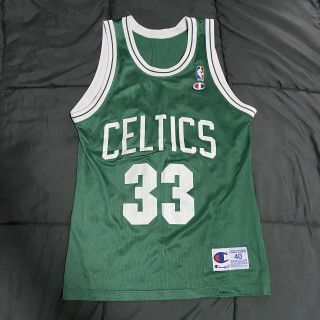Vtg Champion Larry Bird Jersey Size 40 Medium Celtics 33