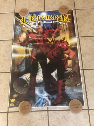 Vintage Wwf Legion Of Doom 1991 91 Poster Wwe Wcw Nwa Awa Rare 35x23