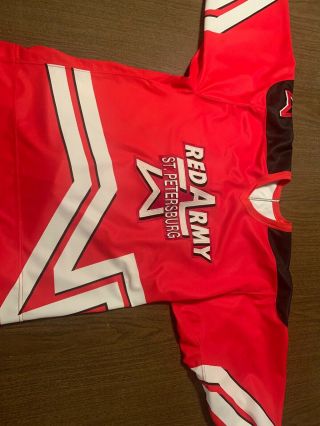 St Petersburg Red Army Pro Hockey Jersey Size 48