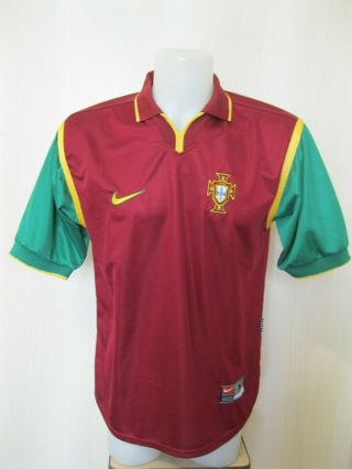Portugal 1998/1999 Home Size M Nike Football Shirt Jersey Maillot Soccer Trikot