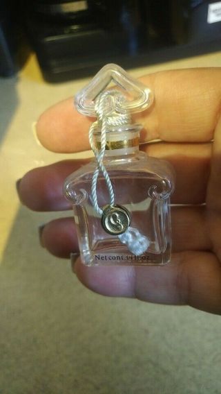 Vintage GUERLAIN by BACCARAT Crystal Glass Perfume Bottle empty 3