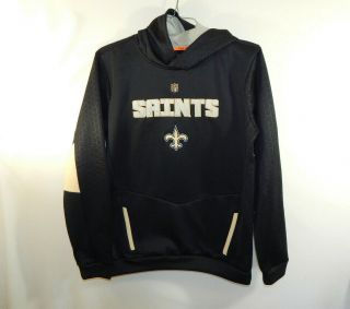 Orleans Saints Nfl Football Hooded Sweatshirt Reebok Youth Extra Large Xl
