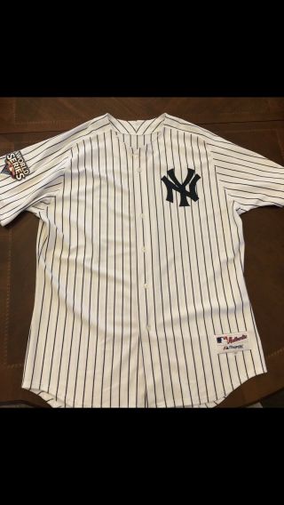 York Yankees Majestic Authentic Jersey Size 52 Derek Jeter 2009 World Series
