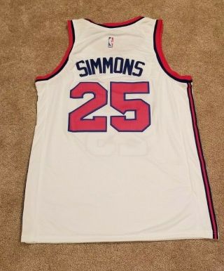 Ben Simmons Philadelphia 76ers Sixers Jersey Large 2