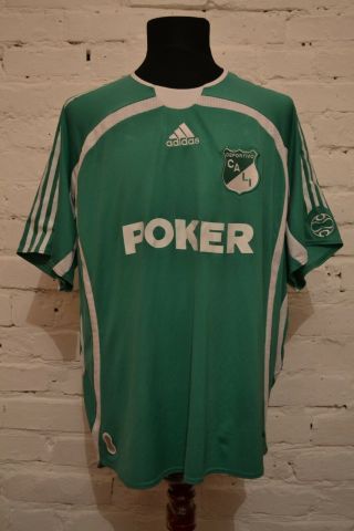 Deportivo Cali Home Football Shirt 2006/2007 Soccer Jersey Camiseta Mens Xl