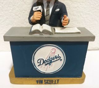 Vin Scully Bobblehead Los Angeles Dodgers SGA 2012 Hall Of Fame Broadcaster HOF 3