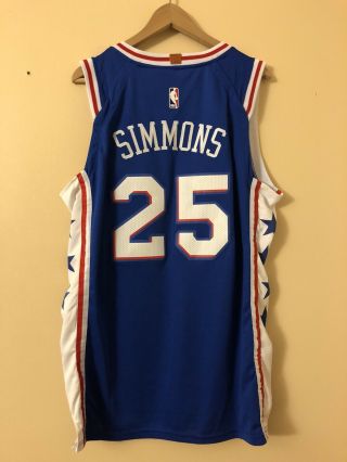 Ben Simmons 25 Philadelphia 76ers Blue Men 