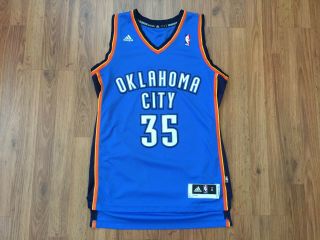 Oklahoma City Thunder Kevin Durant 35 Nba Adidas Sewn On Sz S Basketball Jersey