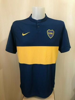 5,  /5 Boca Juniors 2014/2015 Home Sz L Nike Shirt Jersey Maillot Football Soccer