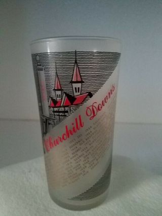 Vintage 1961 Kentucky Derby Glass Churchill Downs