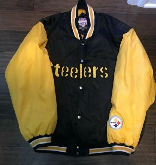 Vintage Pittsburgh Steelers Nfl Winter Jacket Coat Size 2xl Game Day