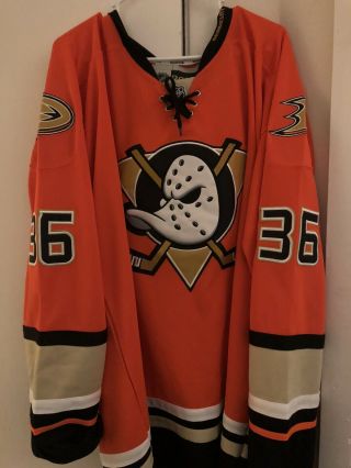 Reebok John Gibson Anaheim Ducks Third (2015) Jersey Size 56