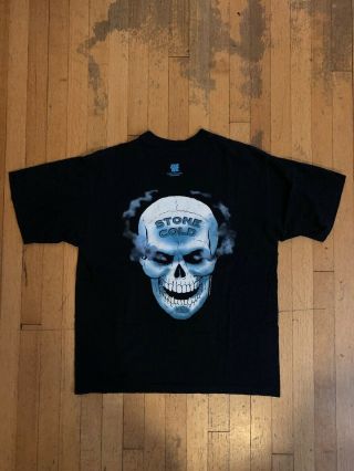 Vintage 1990’s Wwf Wwe Stone Cold Steve Austin 3:16 Smoking Skull T - Shirt Sz Xl