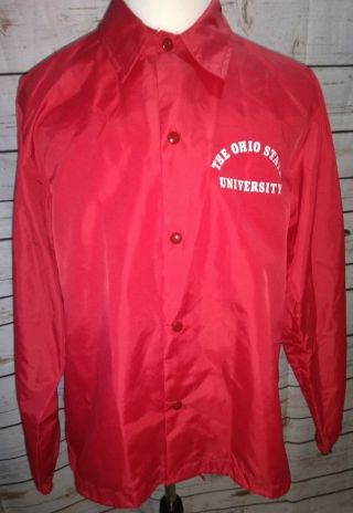 Vintage Champion Coach The Ohio State University Osu Woody Hayes Style Jacket L