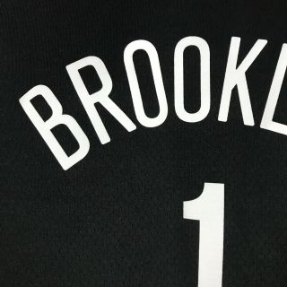 D’Angelo Russell Brooklyn Nets Jersey Size Small Nike Swingman NBA Black Men ' s 2