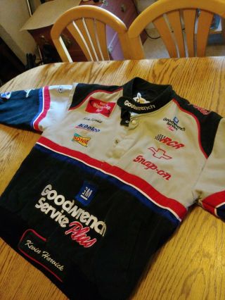 2002 Nascar Kevin Harvick Goodwrench Racing Jacket Med Vintage Chevy Winstoncup