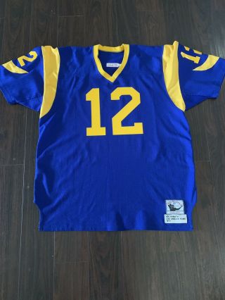 Authentic Mitchell & Ness Joe Namath Los Angeles Rams Jersey - Size 54