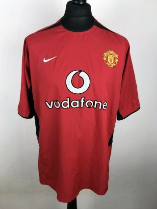 Manchester United 2002/2003/2004 Nike Home Football Shirt Men 