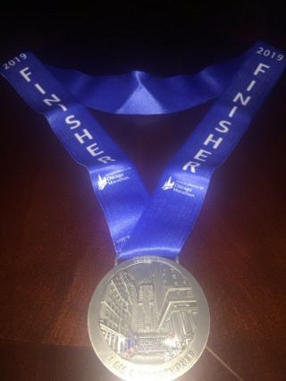 2019 Chicago Marathon Finishers Medal,  Boston,  York
