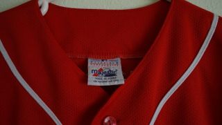Men ' s vintage Majestic MLB Cincinnati Reds jersey Ken Griffey Jr 30 size L 3