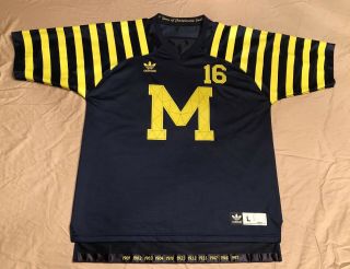 Michigan Wolverines Adidas Football Jersey - Under The Lights - Adult Large